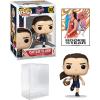 imageCaitlin Clark 02 Rookie Card Bundle Collectible Set Funko POP Basketball WNBA Indiana Fever Figurine with HOFSM Protector Case