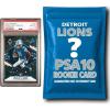 imageDetroit Lions PSA 10 Graded Rookie Card Mystery Pack