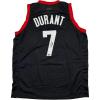 imageFacsimile Autographed Kevin Durant Houston Black Reprint Laser Auto Basketball Jersey Size Mens XL