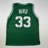 imageFacsimile Autographed Larry Bird Boston Green Reprint Laser Auto Basketball Jersey Size Mens XL