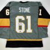 imageFacsimile Autographed Mark Stone Vegas Grey Reprint Laser Auto Hockey Jersey Size Mens XL