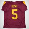 imageFacsimile Autographed Reggie Bush USC Maroon Reprint Laser Auto College Football Jersey Size Mens XL