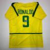 imageFacsimile Autographed Ronaldo Nazario Brazil Yellow World Cup Reprint Laser Auto Soccer Jersey Size Mens XL