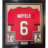 imageFramed AutographedSigned Baker Mayfield 35x39 Tampa Bay Red Football Jersey Beckett BAS COA