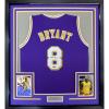 imageFramed Facsimile Autographed Kobe Bryant 35x398 Los Angeles LA Purple Reprint Laser Auto Basketball Jersey