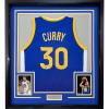 imageFramed Facsimile Autographed Stephen Steph Curry 35x39 Golden State Blue Reprint Laser Auto Basketball Jersey