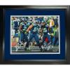 imageFramed Legion of Boom Facsimile Laser Engraved Signature Auto Seattle Seahawks 11quotx14quot Football Photo HOFSM Holo