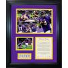 imageFramed Minnesota Vikings NFL Record 33 Point Comeback Facsimile Laser Engraved Signature Auto 11quotx14quot Photo Sig Collage