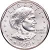imageHall of Fame Sports Memorabilia  1999 P and D Susan B Anthony BU Uncirculated SBA Dollars  1 Coins  US Mint  Mint State  Brilliant Uncirculated