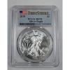 imageHall of Fame Sports Memorabilia  2018 1 America Silver Eagle  First Strike Flag Series  Professionally Graded  PCGS MS70  The Perfect Coin