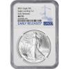imageHall of Fame Sports Memorabilia  2021 1 America Silver Eagle Early Release  Type 2 Eagle Landing  NGC MS70  The Perfect Coin Professionally Graded