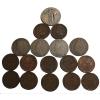 imageHall of Fame Sports Memorabilia PampampD Ultimate Collection of Old Coins 2 Indian Head Pennies 10 Wheat Pennies 2 Liberty Nickels and 1 Silver Walking Liberty Quarter  14 Seller Good or better