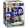 imagePuka Nacua 306 Facsimile Signed Reprint Laser Autographed Funko POP Football NFL Los Angeles Rams Figurine with Protector Case