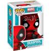 imageRyan Reynolds Deadpool 20 Facsimile Signed Reprint Laser Autographed Funko POP Movies Marvel Universe Figurine with Protector Case