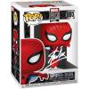 imageStan Lee SpiderMan 593 Facsimile Signed Reprint Laser Autographed Funko POP Movies Marvel 80th First Appearance Figurine with Protector Case