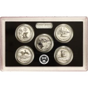 image2018 S  Reverse Proof  Silver  America the Beautiful National Parks Quarters Proof Set  5 coins  Exceptional Coins  US Mint GEM Reverse Proof  No Box or COA 
