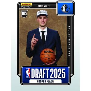 image2025 Panini Instant NBA Cooper Flagg DN1 Draft Night Dallas Mavericks Rookie RC Basketball Card