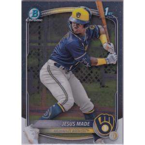 image2025 Topps Bowman Jesus Made BCP50 Chrome Prospects Milwaukee Brewers Rookie RC Baseball Card