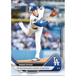 image2025 Topps Now Shohei Ohtani 307 TwoWay Phenom Makes Dodgers Pitching Debut Los Angeles Dodgers Baseball Card