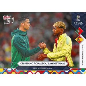 image2025 Topps Now UEFA Cristiano RonaldoLamine Yamal 8 Game Recognises Game National Team Soccer Card