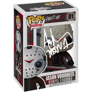 imageAri Lehman Jason Voorhees 01 Friday the 13th Facsimile Signed Reprint Laser Autographed Funko POP Movies Figurine with Protector Case