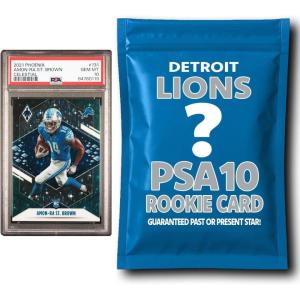 imageDetroit Lions PSA 10 Graded Rookie Card Mystery Pack