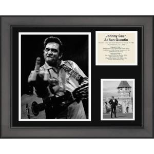 imageFramed Johnny Cash at San Quentin 11quotx14quot Music Three Photo Collage