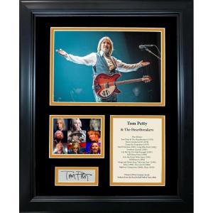 imageFramed Tom Petty ampamp The Heartbreakers Facsimile Laser Engraved Signature Auto 11quotx14quot Music Photo Sig Collage