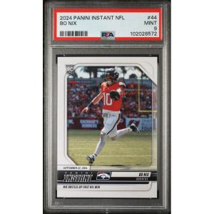 imageGraded 2024 Panini Instant NFL Bo Nix 44 Rookie RC Football Card PSA 9 Mint