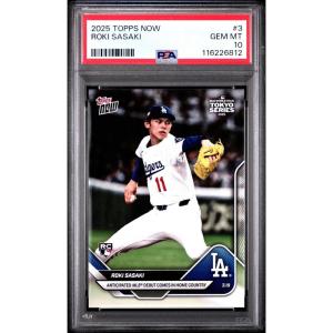 imageGraded 2025 Topps Now Roki Sasaki 3 Rookie RC Baseball Card PSA 10 Gem Mint
