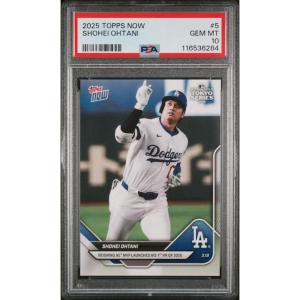 imageGraded 2025 Topps Now Shohei Ohtani 5 Baseball Card PSA 10 Gem Mint