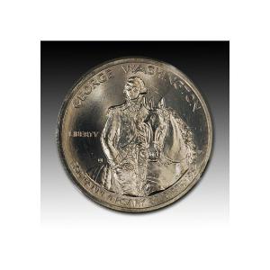 imageHall of Fame Sports Memorabilia  1982 D US Commemorative Uncirculated Silver Half Dollar George Washington 50C 12 Brilliant Uncirculated US Mint
