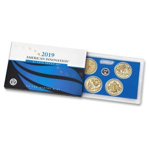imageHall of Fame Sports Memorabilia  2019 S American Innovation Proof Set  4 Coins  Exceptional Strikes with Privy Mark  Original Packaging  With COA  Dollars US Mint Beautiful DCAM