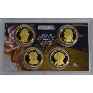 imageHall of Fame Sports Memorabilia 2008 S Presidential Dollar Proof Set  4 coins  All S Mint Coins  Original Package with COA  1 US Mint  Gem Proof  DCAM