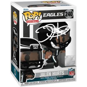 imageJalen Hurts 240 Facsimile Signed Reprint Laser Autographed Funko POP Football NFL Philadelphia Eagles Figurine with Protector Case