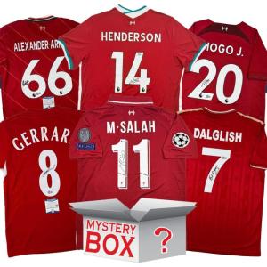 imageLiverpool FC AutographedSigned Soccer Jersey Mystery Box with PSA JSA or Beckett COA