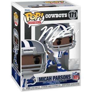 imageMicah Parsons 171 Facsimile Signed Reprint Laser Autographed Funko POP Football NFL Dallas Cowboys Figurine with Protector Case
