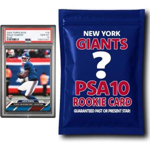 imageNew York Giants PSA 10 Graded Rookie Card Mystery Pack