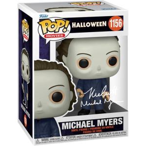 imageNick Castle Michael Myers 1156 Halloween Facsimile Signed Reprint Laser Autographed Funko POP Movies Figurine with Protector Case