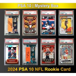 imagePSA 10 Graded 2024 NFL Football Rookie Card Mystery Box Daniels Nabers Williams ampamp More
