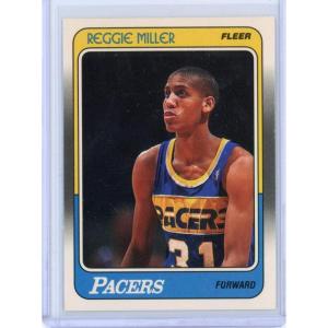 imageVintage 1988 Fleer Reggie Miller 57 Rookie RC Basketball Card