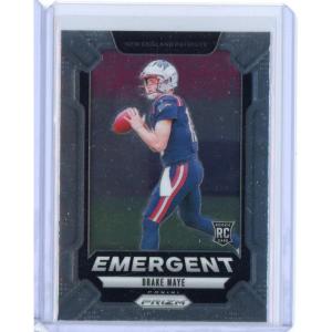 imageVintage 2024 Panini Prizm Emergent Drake Maye 4 Rookie RC Football Card