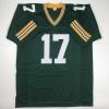 imageAutographedSigned Davante Adams Green Bay Green Football Jersey JSA COA