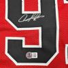 imageAutographedSigned Dennis Rodman Chicago Red Basketball Jersey JSA COA