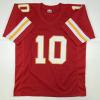 imageAutographedSigned Tyreek Hill Kansas City Red Football Jersey JSA COA