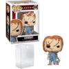 imageBrad Dourif Chucky 1249 Facsimile Signed Reprint Laser Autographed Funko POP Movies Bride of Chucky Figurine with Protector Case