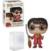 imageDaniel Radcliffe Harry Potter 08 Quidditch Facsimile Signed Reprint Laser Autographed Funko POP Movies Figurine with Protector Case