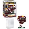 imageDeebo Samuel 318 Facsimile Signed Reprint Laser Autographed Funko POP Football Washington Commanders Figurine with Protector Case