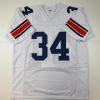 imageFacsimile Autographed Bo Jackson Auburn White Reprint Laser Auto College Football Jersey Size Mens XL