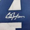 imageFacsimile Autographed Bo Jackson Auburn White Reprint Laser Auto College Football Jersey Size Mens XL
